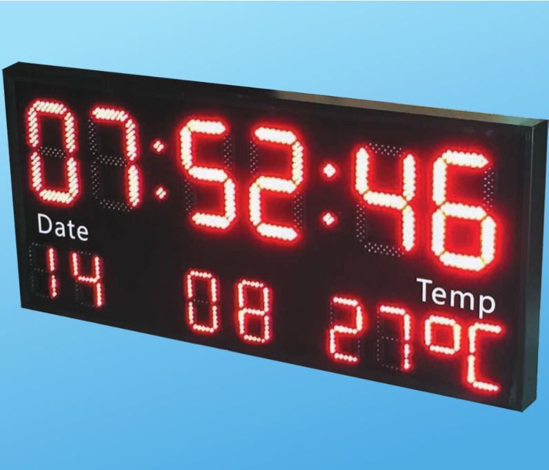 时间温度显示钟